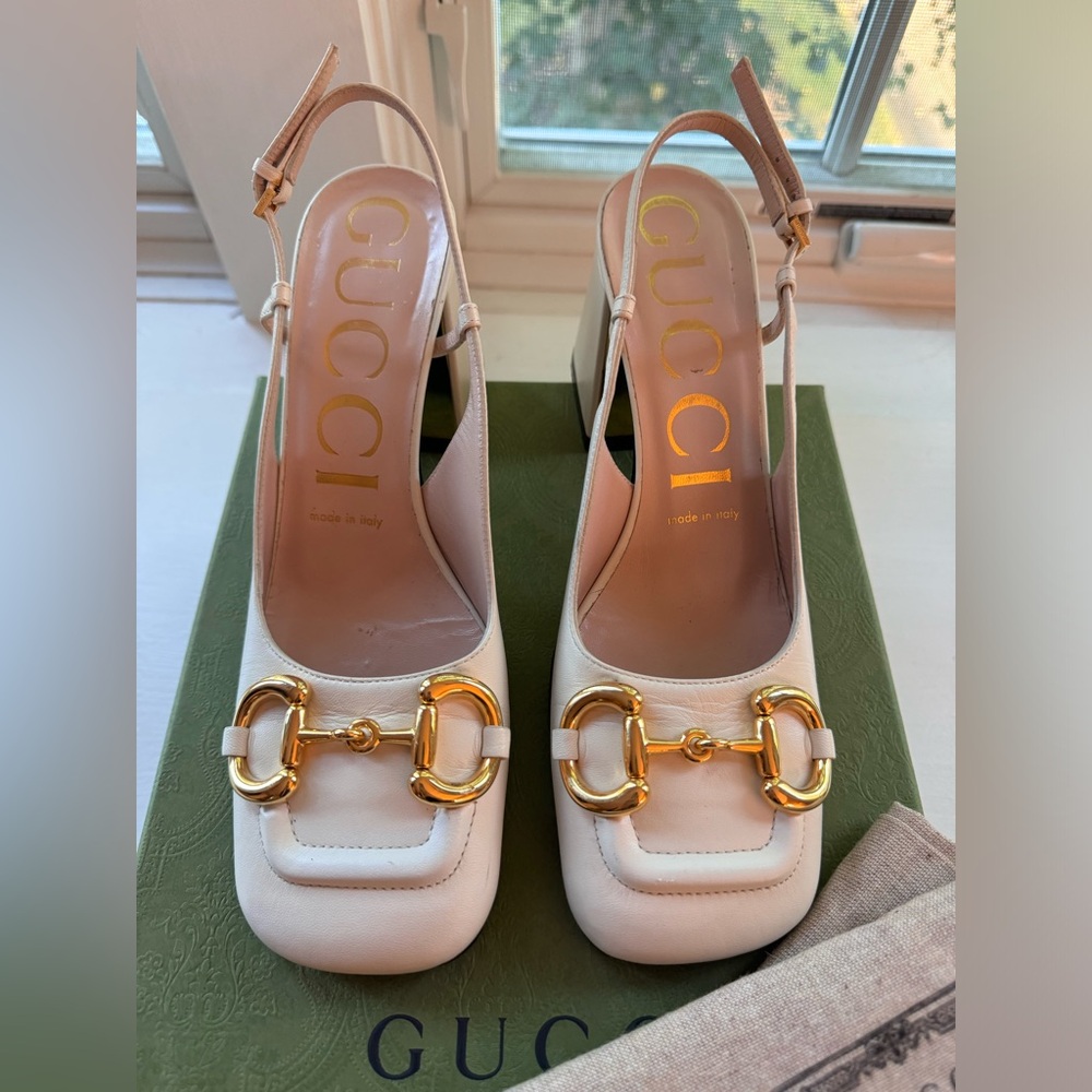 EUC GUCCI SLINGBACK HEELS ✨